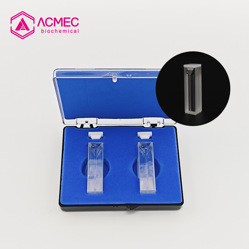 石英微量比色皿  狭缝宽度1mm  光程 10mm   规格0.35ml（玻璃）