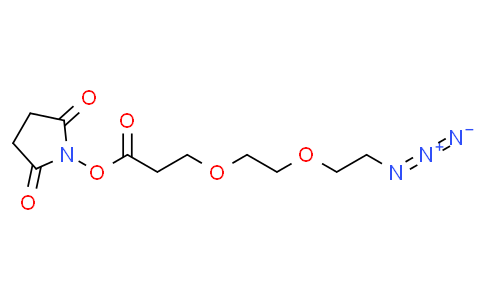 N3-PEG2-C2-NHS ester