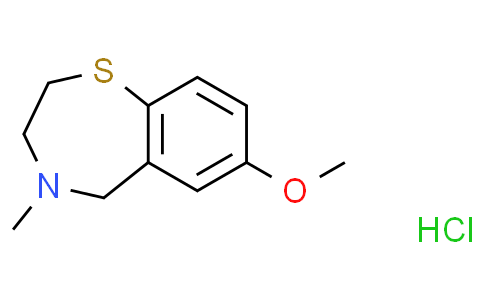 7-甲氧基-4-甲基-2,3,4,5-四氢苯并[f][1,4]硫氮杂盐酸盐