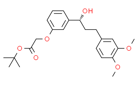 (R)-2-(3-(3-(3-(3,4-二甲氧基苯基)-1-羟丙基)苯氧基)乙酸叔丁酯