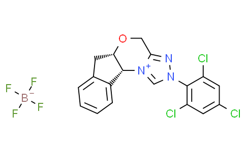 (5aS,10bR)-2-(2,4,6-三氯苯基)-4,5a,5,10b-四氢-2H-茚并[2,1-b][1,2,4]三唑并[4,3-d ][1,4]噁嗪四氟硼酸鎓盐