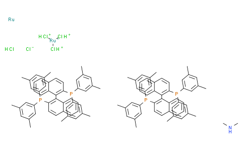 Dimethylammonium dichlorotri(μ-chloro)bis{(S)-(-)-2,2'-bis[di(3,5-xylyl)phosphino]-1,1'-binaphthyl}diruthenate(II),[NH2Me2][{RuC