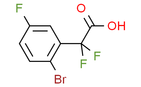 2-（2-溴-5-氟苯基）-2，2-二氟乙酸