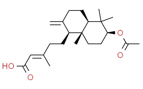 3-乙酰氧基-8(17),13E-劳丹二烯-15-酸
