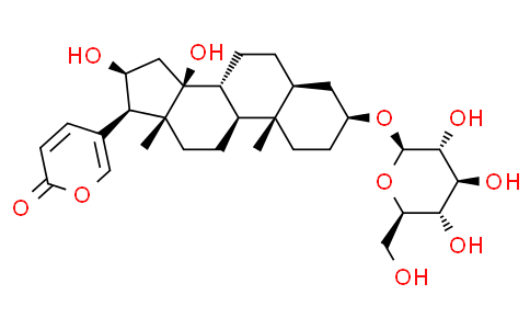 14β,16β-Dihydroxy-3β-(β-D-glucopyranosyloxy)-5α-bufa-20,22-dienolide