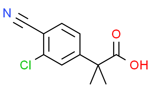 2-（3-氯-4-氰基苯基）-2-甲基丙酸