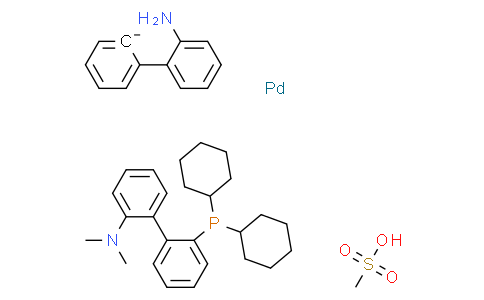 甲磺酸[2-（二环己基膦基）-2' - （N，N-二甲基氨基）-1,1'-联苯]（2'-氨基-1,1'-联苯-2-基）钯（II）