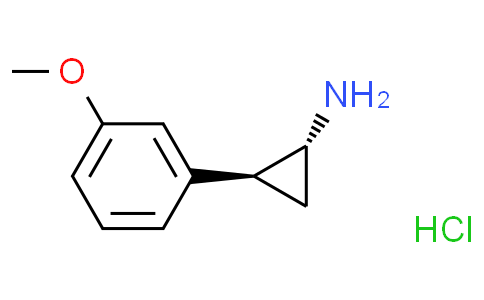 反式-2-（3-甲氧基苯基）环丙烷-1-胺盐酸盐