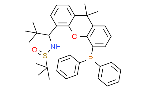 [S(R)]-N-[(1R)-1-[5-(二苯基膦)-9,9-二甲基-9H-氧杂蒽]-2,2-二甲丙基]-2-叔丁基亚磺酰胺