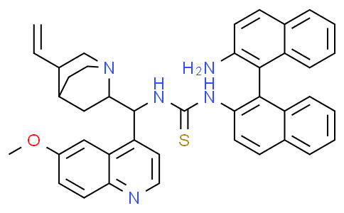 N-[(S)-2'-氨基-1,1'-联萘-2-基]-N'-[(8α,9S)-10,11-二氢-6'-甲氧基奎宁-9-基]硫脲