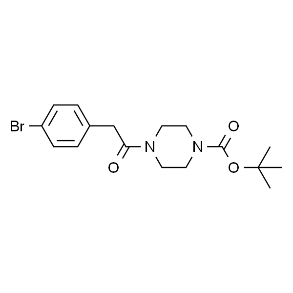 叔-丁基 4-(2-(4-溴苯基)乙酰基)哌嗪-1-羧酸酯