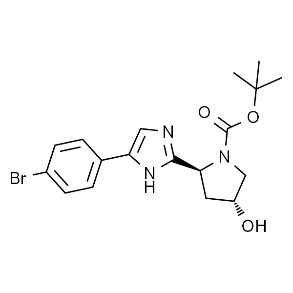 (2S,4R)-2-(5-(4-溴苯基)-1H-咪唑-2-基)-4-羟基吡咯烷-1-羧酸叔丁酯