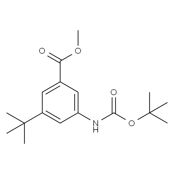 3-((叔丁氧羰基)氨基)-5-(叔丁基)苯甲酸甲酯