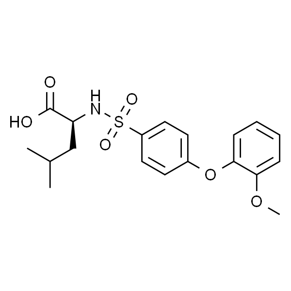 N-[4-(2-甲氧基苯氧基)苯磺酰基]-DL-亮氨酸