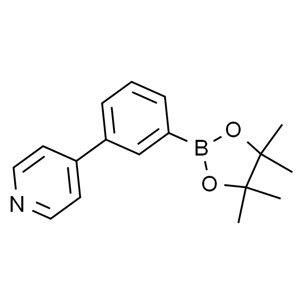 4-[3-(4，4，5，5-四甲基-1，3，2-二氧杂环戊硼烷-2-基)苯基]吡啶