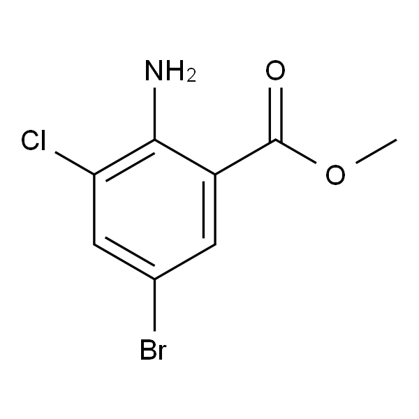 2-氨基-5-溴-3-氯苯甲酸甲酯