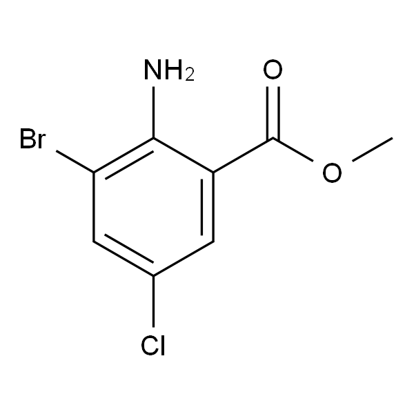 2-氨基-3-溴-5-氯苯甲酸甲酯
