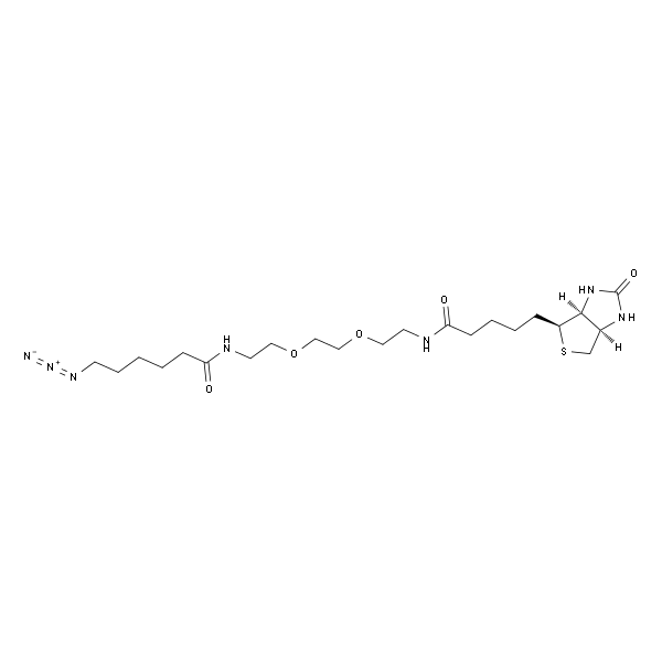Biotin-PEG2-C6-azide