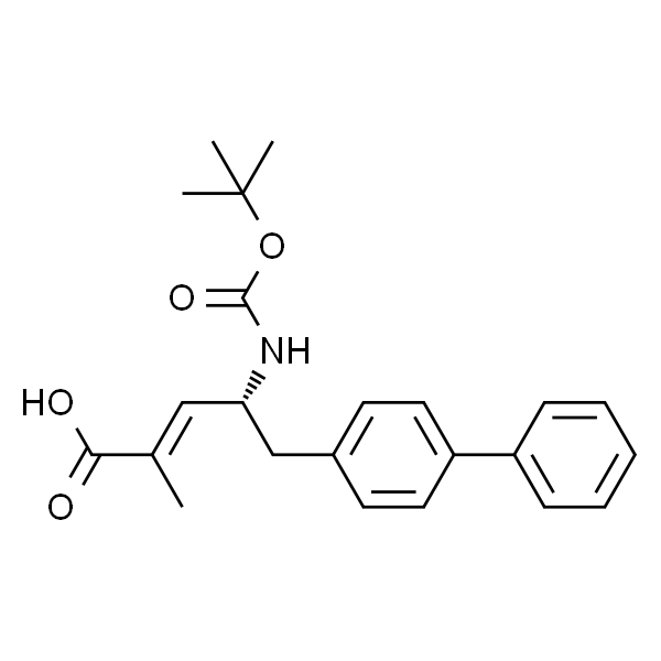 (R,E)-5-([1,1'-联苯]-4-基)-4-((叔丁氧羰基)氨基)-2-甲基-2-戊烯酸