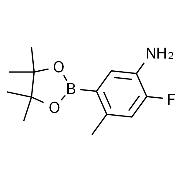 2-氟-4-甲基-5-(4,4,5,5-四甲基-1,3,2-二氧硼杂环戊烷-2-基)苯胺