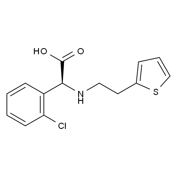 (S)-2-(2-氯苯基)-2-((2-(噻吩-2-基)乙基)氨基)乙酸（氯吡格雷杂质）