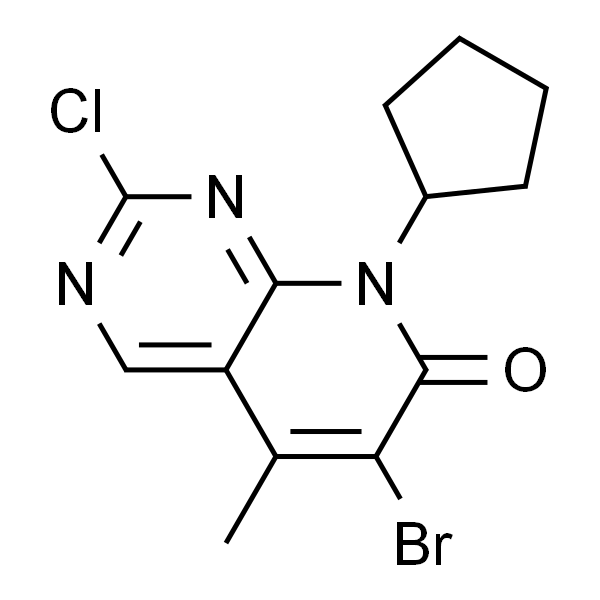 6-溴-2-氯-8-环戊基-5-甲基-吡啶并[2,3-d]嘧啶-7(8H)-酮