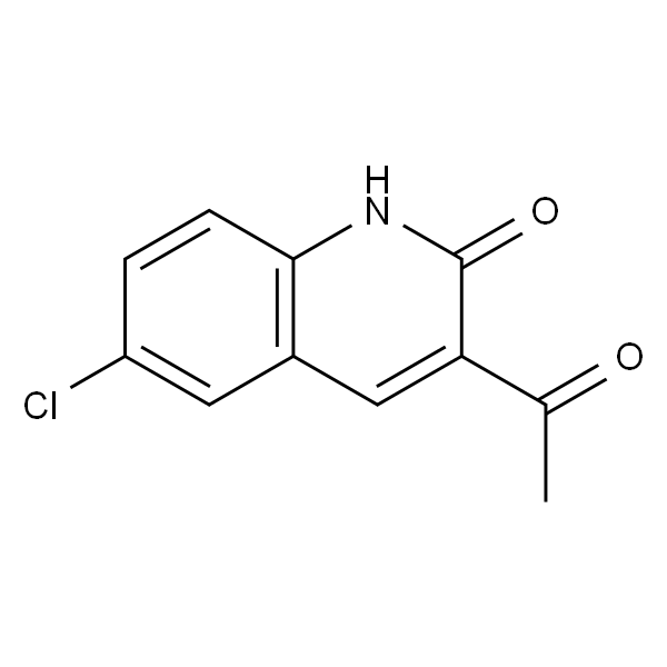 3-乙酰基-6-氯喹啉-2(1H)-酮