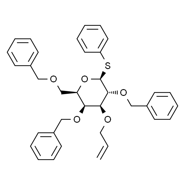 苯基3-O-烯丙基-2,4,6-三-O-苄基-1-硫代-Β-D-吡喃半乳糖苷