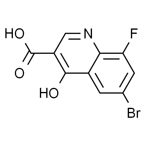 6-溴-8-氟-4-羟基喹啉-3-羧酸