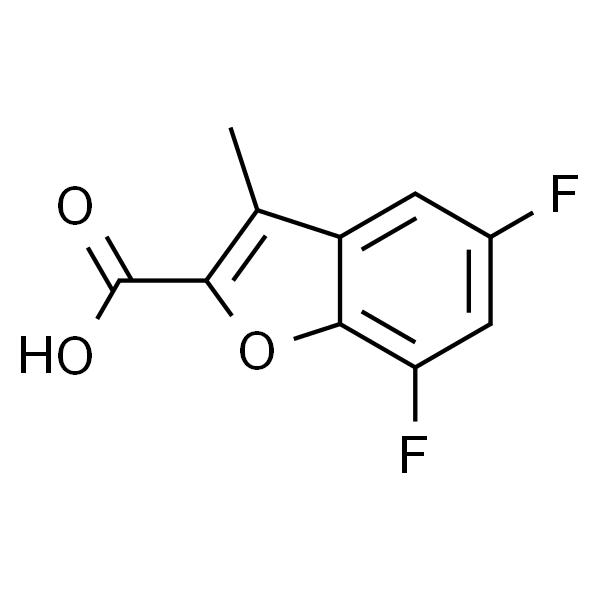 5,7-二氟-3-甲基-1-苯并呋喃-2-羧酸