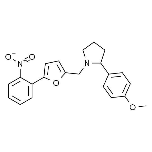 2-(4-甲氧基苯基)-1-{[5-(2-硝基苯基)呋喃-2-基]甲基}吡咯烷