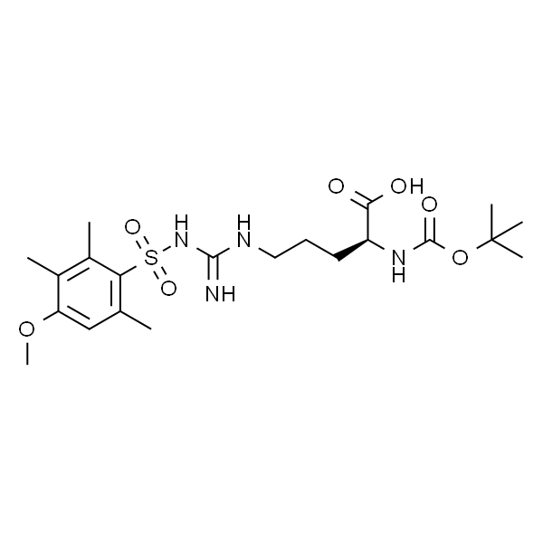 N2-(叔丁氧羰基)-Nw-((4-甲氧基-2,3,6-三甲基苯基)磺酰基)-L-精氨酸