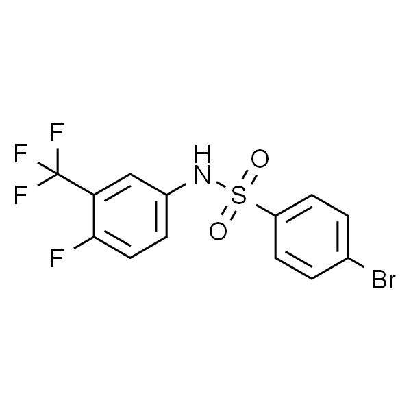 4-溴-N-(4-氟-3-(三氟甲基)苯基)苯磺酰胺