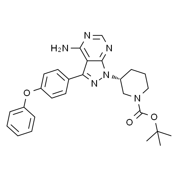 (R)-3-(4-氨基-3-(4-苯氧基苯基)-1H-吡唑并[3,4-d]嘧啶-1-基)哌啶-1-甲酸叔丁酯