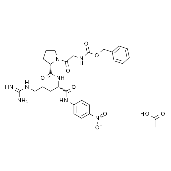 Z-甘氨酰-L-脯氨酰-L-精氨酰对硝基苯胺醋酸盐