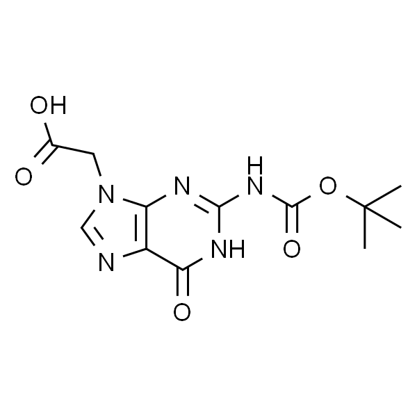 2-(2-((叔丁氧羰基)氨基)-6-氧代-1H-嘌呤-9(6H)-基)乙酸