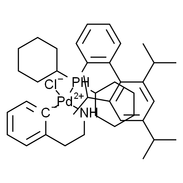 (2-二环己基膦-2'，4'，6'-三异丙基-1，1'-联苯)[2-(2-氨基乙基苯基)]氯化钯(II)甲基叔丁基醚络合物  XPhos Palladacycle Gen. 1