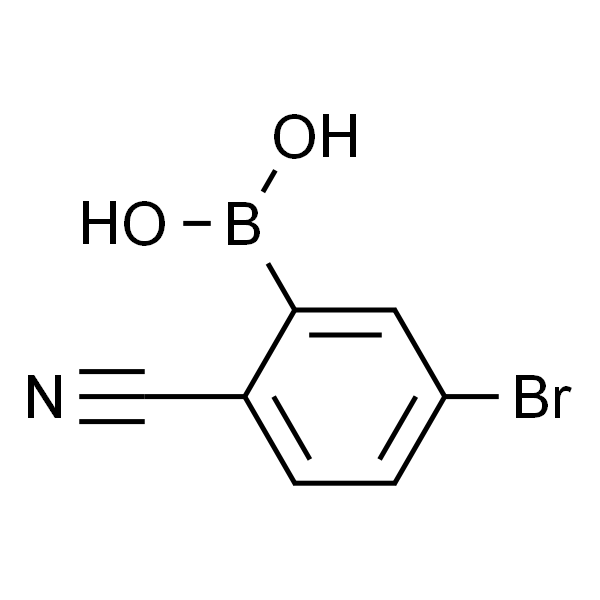 (5-溴-2-氰基苯基)硼酸