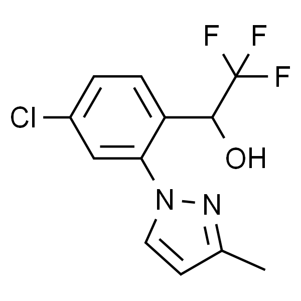 4-Chloro-2-(3-methyl-1H-pyrazol-1-yl)-α-(trifluoromethyl)benzenemethanol
