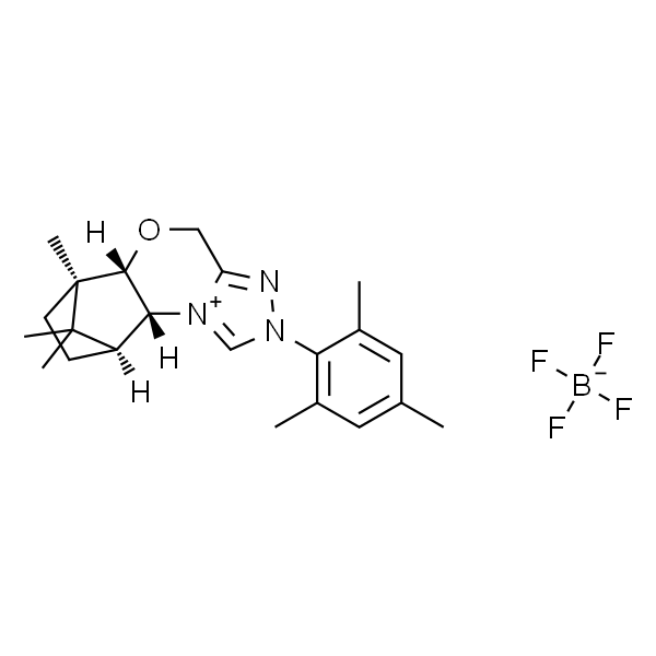 (5aR,6S,9S,9aS)-2-Mesityl-6,11,11-trimethyl-5a,6,7,8,9,9a-hexahydro-4H-6,9-methanobenzo[b][1,2,4]triazolo[4,3-d][1,4]oxazin-2-ium Tetrafluoroborate