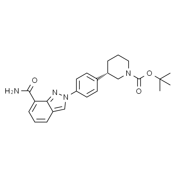 (S)-3-(4-(7-氨基甲酰基-2H-吲唑-2-基)苯基)哌啶-1-甲酸叔丁酯