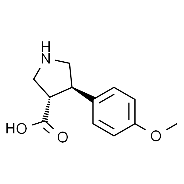 反式-4-(4-甲氧基苯基)吡咯烷-3-羧酸盐酸盐