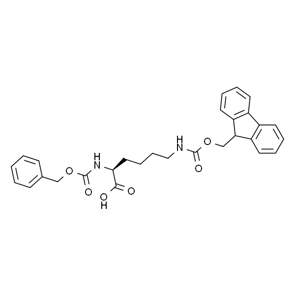 N6-(((9H-芴-9-基)甲氧基)羰基)-N2-((苄氧基)羰基)-L-赖氨酸