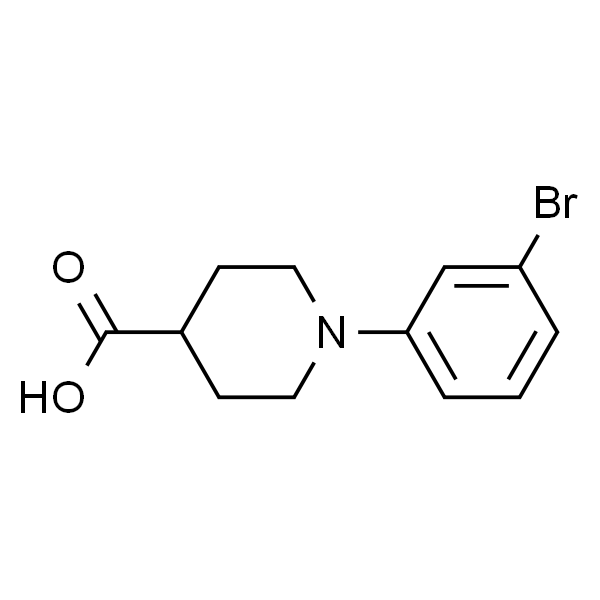 1-(3-溴苯基)哌啶-4-羧酸