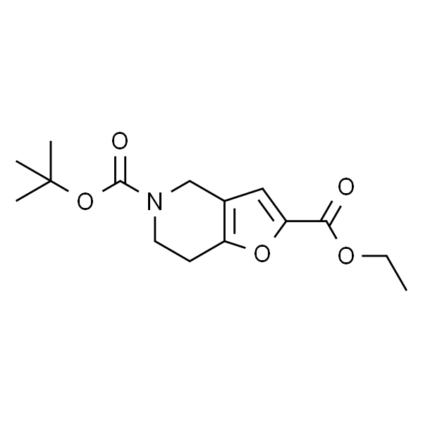 2-乙基-6,7-二氢呋喃并[3,2-c]吡啶-2,5(4H)-二甲酸叔丁酯