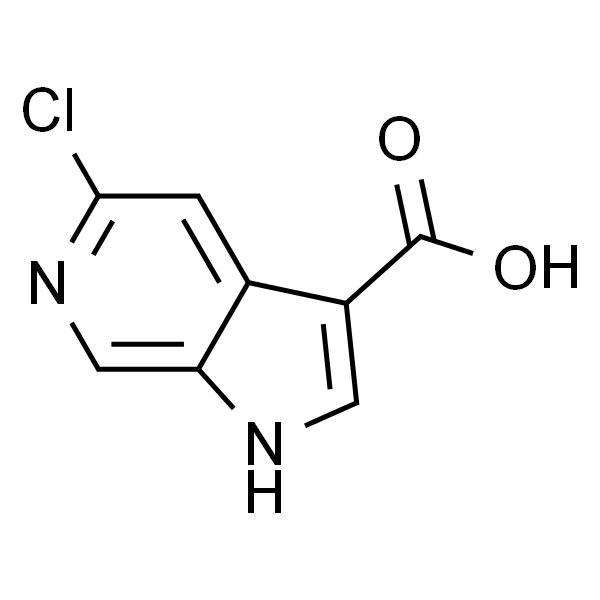 5-氯-1H-吡咯并[2，3-c]吡啶-3-羧酸