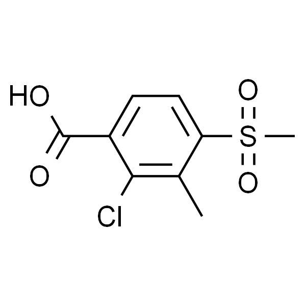 2-氯-3-甲基-4-(甲基磺酰基)苯甲酸