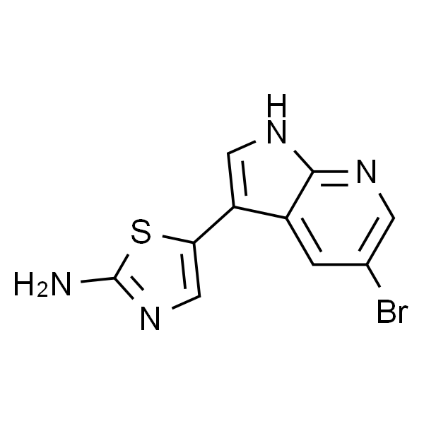 2-Thiazolamine, 5-(5-bromo-1H-pyrrolo[2,3-b]pyridin-3-yl)-