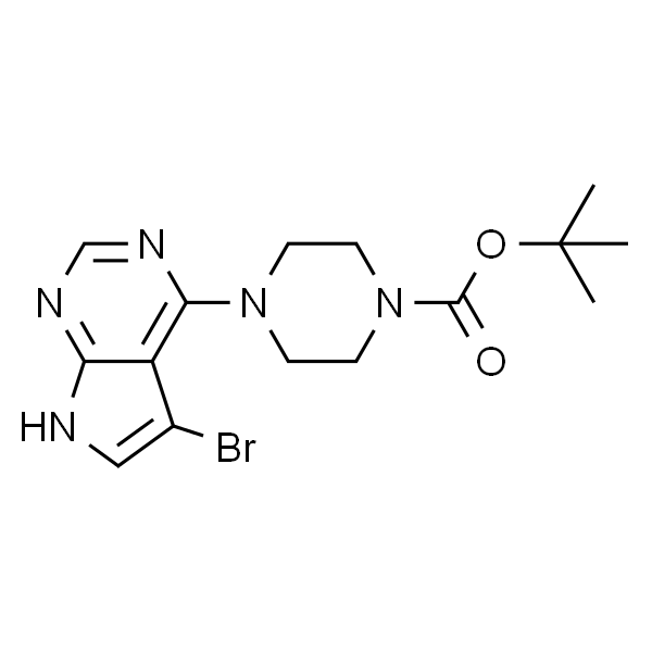 4-(4- BOC-1-哌嗪基)-5-溴-7H-吡咯并[2,3-d]嘧啶