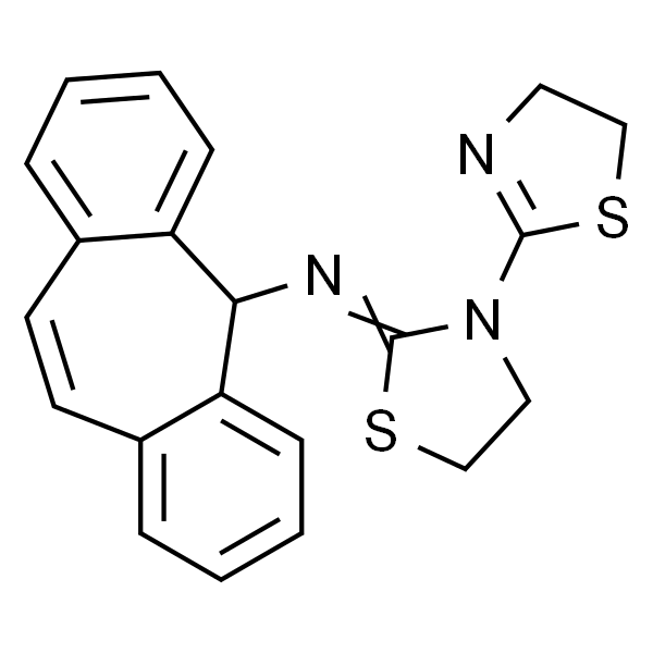 N-(3-(4,5-Dihydrothiazol-2-yl)thiazolidin-2-ylidene)-5H-dibenzo[a,d][7]annulen-5-amine